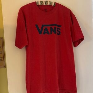 Vans Bold Red Short Sleeve Tee
